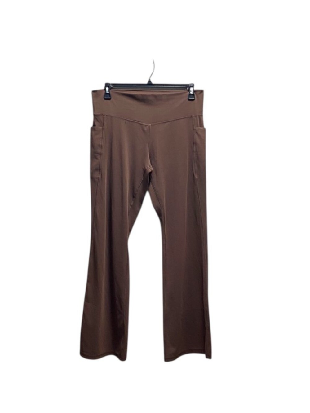 Makers Market Everyday Flare Yoga Pants Brown Size XL Athletic Gym Workout Cute - Picture 2 of 13